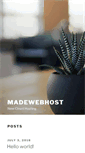 Mobile Screenshot of madewebhost.com